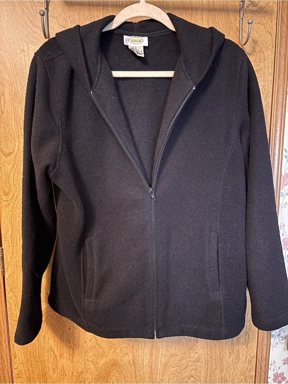 Talbots Black Hooded Jacket